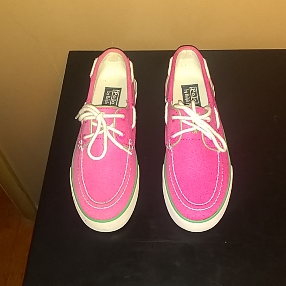 Pink and Green shoes